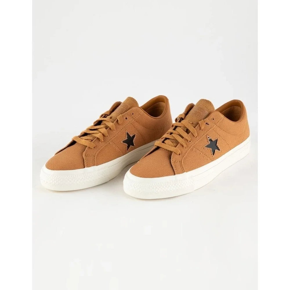 Converse Shoes Mens 9.5 Brown Raw Sugar One Star Pro Skate 90's Street Y2K NEW - Picture 3 of 15